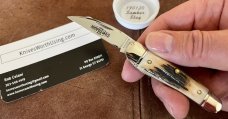 Great Eastern Cutlery Northfield 190120 Little Rattler, Great Sambar Stag Handle, (GEC 19), New 