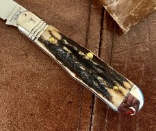 Great Eastern Cutlery Northfield #060119 Pemberton, Sambar Stag Handle, New (GEC 06) 