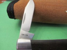 Case XX 2015 Tony Bose Ebony Cattle Knife Pattern # TB732015  154CM