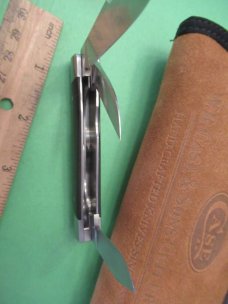 Case XX 2015 Tony Bose Ebony Cattle Knife Pattern # TB732015  154CM