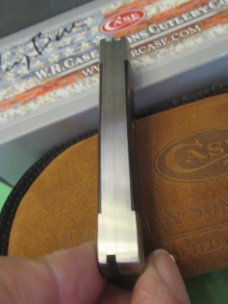 Case XX 2015 Tony Bose Ebony Cattle Knife Pattern # TB732015  154CM