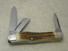 Kissing Crane Robt Klaas Solingen Germany NKCA 1980 Stag Stockman Knife