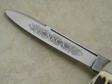Kissing Crane Robt Klaas Solingen Germany NKCA 1980 Stag Stockman Knife