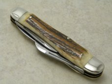 Kissing Crane Robt Klaas Solingen Germany NKCA 1980 Stag Stockman Knife