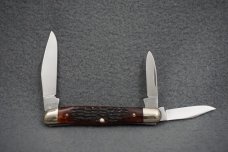++ RARE UNUSED 1970 CASE XX USA 10 DOT 6308 RED BONE HUMPBACK SPLIT-BACK WHITTLER KNIFE ++