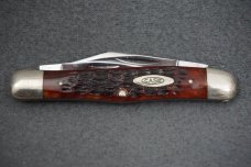 ++ RARE UNUSED 1970 CASE XX USA 10 DOT 6308 RED BONE HUMPBACK SPLIT-BACK WHITTLER KNIFE ++