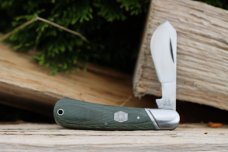 ROUGH RYDER CLASSIC MICARTA COTTON SAMPLER Green Micarta