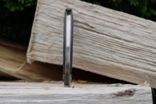 ROUGH RYDER FADED BLUE JEANS MICARTA ONE-BLADE BOW TRAPPER rr2373