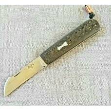 Vincenzo Balistreri Fools Gold Harpoon4quot closed440Clanyard pinbeadfileworkcoaslip
