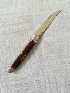 Kroo Custom Ironwood Single blade Congress..W/ slip & coa..4"..rwl34..filework..spacers..liners.