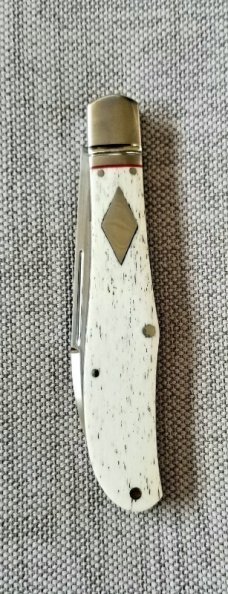 K'roo Custom Giraffe Bone Eureka Spear Jack..slip..coa...rwl34..filework..liners..spacers...fluted 