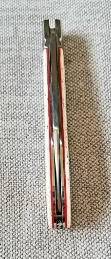K'roo Custom Giraffe Bone Eureka Spear Jack..slip..coa...rwl34..filework..liners..spacers...fluted 