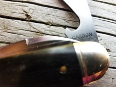 GREAT EASTERN GEC TIDIOUTE GABON EBONY BEER & SAUSAGE KNIFE 1/416 NMIT 352320