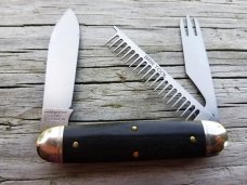 GREAT EASTERN GEC TIDIOUTE GABON EBONY BEER & SAUSAGE KNIFE 1/416 NMIT 352320