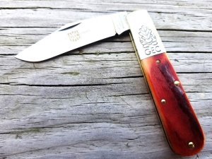 Great Eastern Cutlery 86 Rust Orange Natural Bone 861121 Barlow Knife GEC STAINLESS