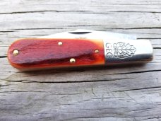 Great Eastern Cutlery 86 Rust Orange Natural Bone 861121 Barlow Knife GEC STAINLESS