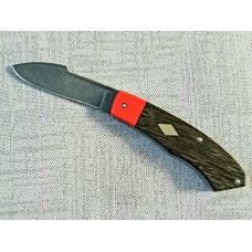 Sacred BearTory Utt Custom Chronos KnifeStone Washed CPM-154Black Bog Oak and red G-10 4quot