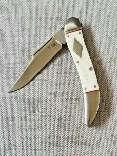 K'roo Custom Giraffe Bone Texas Toothpick..slip..coa...rwl34..filework..liners..spacers...fluted 