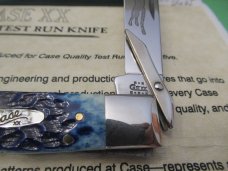 Case XX 2002 Quality Test Run Teal Bone Cheetah 1 of 420 Made Pattern # 6111 1/2L