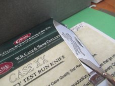 Case XX 2002 Quality Test Run Teal Bone Cheetah 1 of 420 Made Pattern # 6111 1/2L
