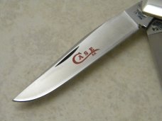 Case XX Stainless USA 5254 Stag 1978 Red Scroll Trapper Knife 