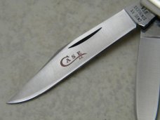 Case XX Stainless USA 52032 Red Scroll 1978 Stag Jack Knife 