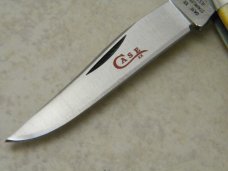 Case XX Stainless USA GEN STAG Red Scroll 1978 Stag Muskrat Knife 