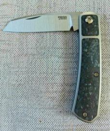 Pena Xseires Apache Slipjoint..Carbon Fiber and K390, similar 52100,will patina,NIB,1 OF 60,2022