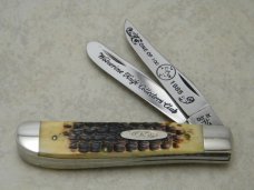 Case XX SS USA 1985 Wolverine KCC 1 Of 100 5207 2nd Cut Stag Mini Trapper Knife