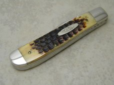 Case XX SS USA 1985 Wolverine KCC 1 Of 100 5207 2nd Cut Stag Mini Trapper Knife 