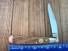 Canal Street Cutlery Half Moon Trapper Reclaimed American Chestnut 14-4CrMo 2012