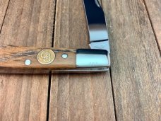 Canal Street Cutlery Half Moon Trapper Reclaimed American Chestnut 14-4CrMo 2012