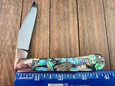 Moore Maker Pinch Lockback Abalone 2014 