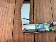 Moore Maker Pinch Lockback Abalone 2014 