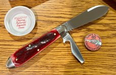 Great Eastern Cutlery Tidioute #852221CL Crown Lifter, Cherry Smooth Bone Handle, New (GEC 85) 