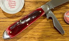 Great Eastern Cutlery Tidioute #852221CL Crown Lifter, Cherry Smooth Bone Handle, New (GEC 85) 