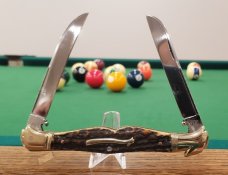 5 18quot Double Birds Head Bolsters Half Congress with Premium Stag Handles and filework