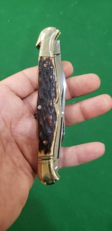 5 18quot Double Birds Head Bolsters Half Congress with Premium Stag Handles and filework