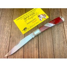 Canal Street Cutlery Half Moon Trapper Michael Prater Painted Pony Custom