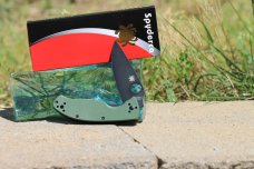 SPYDERCO TENACIOUS ALL GREEN G-10