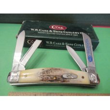 Case XX 2006 Scrolled Bolsters Stag Handle Blue Scroll Congress Pattern 54052 SS