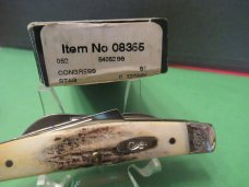 Case XX 2006 Scrolled Bolsters Stag Handle Blue Scroll Congress Pattern # 54052 SS