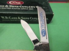 Case XX 2006 Scrolled Bolsters Stag Handle Blue Scroll Congress Pattern # 54052 SS