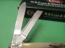 Case XX 2006 Scrolled Bolsters Stag Handle Blue Scroll Congress Pattern # 54052 SS