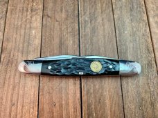 Canal Street Cutlery Muskrat Black Jigged Bone Engraved Bolsters 2010 1 of 50