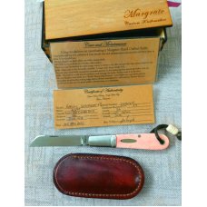 Margrate Sheepsfoot Barlow..Pink Giraffe..N690...3.75" clsd.liners..spacers..Fluted..coa..slip..box.