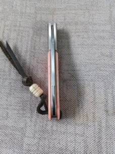 Margrate Sheepsfoot Barlow..Pink Giraffe..N690...3.75" clsd.liners..spacers..Fluted..coa..slip..box.