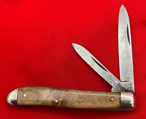 Vintage NEW YORK KNIFE CO #2079 Wharncliffe Peanut Jack Pocket Knife c1882-1931 Persian Shell Covers Vintage NEW YORK KNIFE CO #2079 Wharncliffe Peanut Jack Pocket Knife c1882-1931 Persian Shell Covers