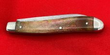 Vintage NEW YORK KNIFE CO #2079 Wharncliffe Peanut Jack Pocket Knife c1882-1931 Persian Shell Covers