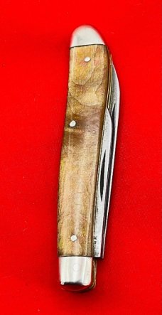 Vintage NEW YORK KNIFE CO #2079 Wharncliffe Peanut Jack Pocket Knife c1882-1931 Persian Shell Covers